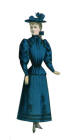 1891 Leg o' Mutton dress style for child.