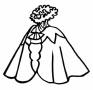 Picture of a cloak or cape 1900. Costume history and fashion history of cloaks.