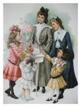 Bloused dresses for children in 1902