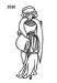 Link to free costume history silhouette images 1910-1913