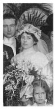 Bride's wedding veil 1912
