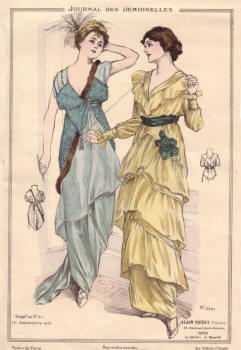 Le Journal des Demoiselles plate of 1913 