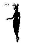 Black Fashion Silhouette 1914