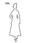 Image of Outline Fashion Silhouette 1916