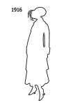 Image of Outline Fashion Silhouette 1916