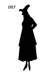 Black Fashion Silhouette 1917