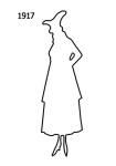 Image of Outline Fashion Silhouette 1917