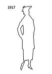 Image of Outline Fashion Silhouette 1917