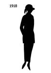 Black Fashion Silhouette 1918