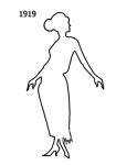 Image of Outline Fashion Silhouette 1919