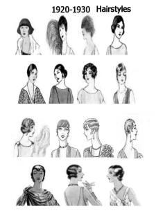 1920s - 1930 Hat & Hair Styles