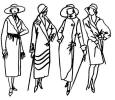 Picture of 1920's wrap coats