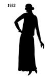 Picture of Black Fashion Silhouette 1922