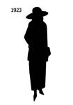 Picture of Black Fashion Silhouette 1923