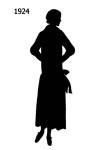 Picture of Black Fashion Silhouette 1924