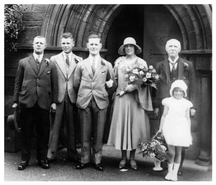 Irene's Wedding Photo 1931