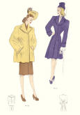 1946 Tailleur Trade Fashion Plates Fashion Design 
