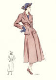 1949 Facon Tailleur Trade Fashion Design Images 