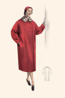 1955 Coat in Red