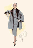 1955 Coat Three Quarter Coat and Suit