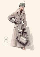 1955 Belted Coat 