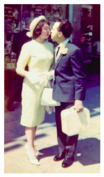 Vera in her going away suit 1961.