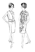 Overblouse style dresses 1962