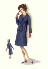 C20th Fashion History Image - Suit c1964 - 1967