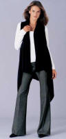 Long Sleeveless Shrug (947-947-X36) Price : �16.99, 100% acrylic.Sizes S - L.  Scoop Neck Top (956-784-X36) Price : �12.99 100% acrylic. Sizes 6 - 22.