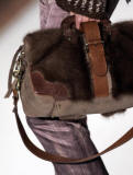 Womens handbag Barbara Bui fur bag