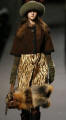 Marc Jacobs coat with fox fur border
