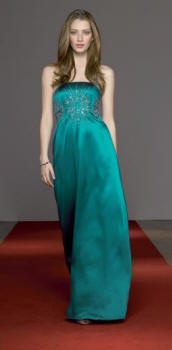 Bridgit dress in teal at £160 - Monsoon's Autumn/Winter 2006 Range