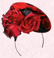  Red rose hat right by designer Philip Treacy is �595.