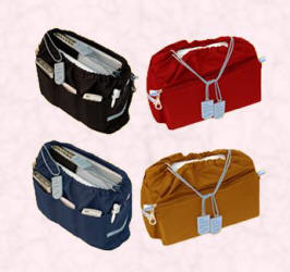 Handbag liners from bananasoup.com
