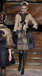 Valentino Gold Jacket and Embellished Skirt