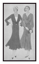 April 1930 - Good Housekeeping Fashion Images 3 - Soft Dresses