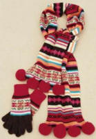 Peruvian scarf set. �16.99. 955015.