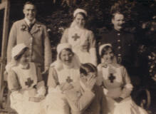 Fashion history photograph. Nurses.