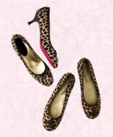 Animal print material footwear from Boden