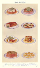 Colour Food Plate of Cold Entrees