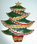 Varnished Bread Dough Xmas Tree