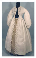 Antique Costume - Early Victorian Pelisse Coat Dress.