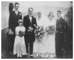 October 1930 Hilda's Wedding.