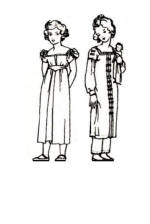 Fashionable clothing for girls 1815