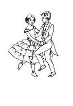 1850 Youngsters dancing