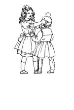 C20th Colouring in Pictures of Children's Costume 1910