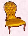 Picture of balloon back chair.