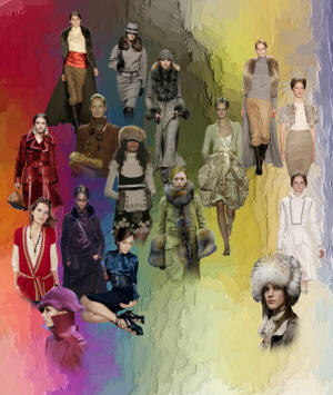 Colour trends for Autumn Winter 2005 to 2006.
