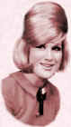 Picture of Dusty springfield and one of her beehive hairstyles.