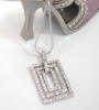 A lovely cubic zirconia squares pendant from erjewellery.co.uk 